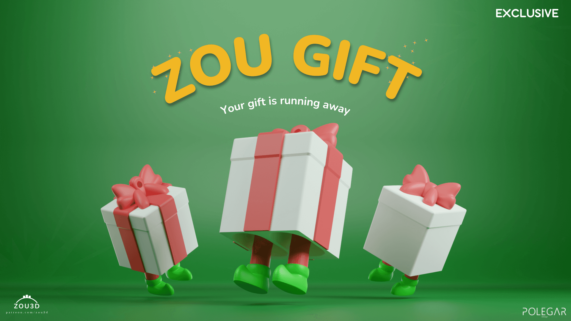 3D-gedrucktes Zouu Gift Fliehgeschenk